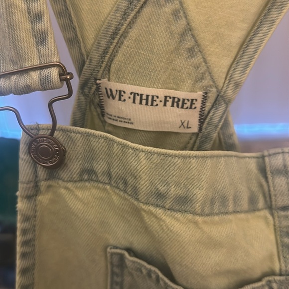 Women's Light Blue Denim Overalls - Picture 5 of 15